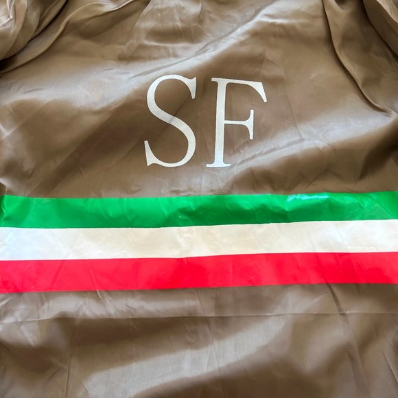 Superlative Fashion Brand Brown Ultrasuede Wind Breaker Jacket! - Picture 12 of 16